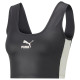 Puma Γυναικεία αμάνικη μπλούζα T7 Shiny Cropped Top